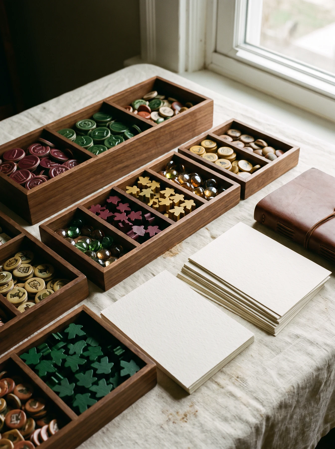Organised tabletop game components